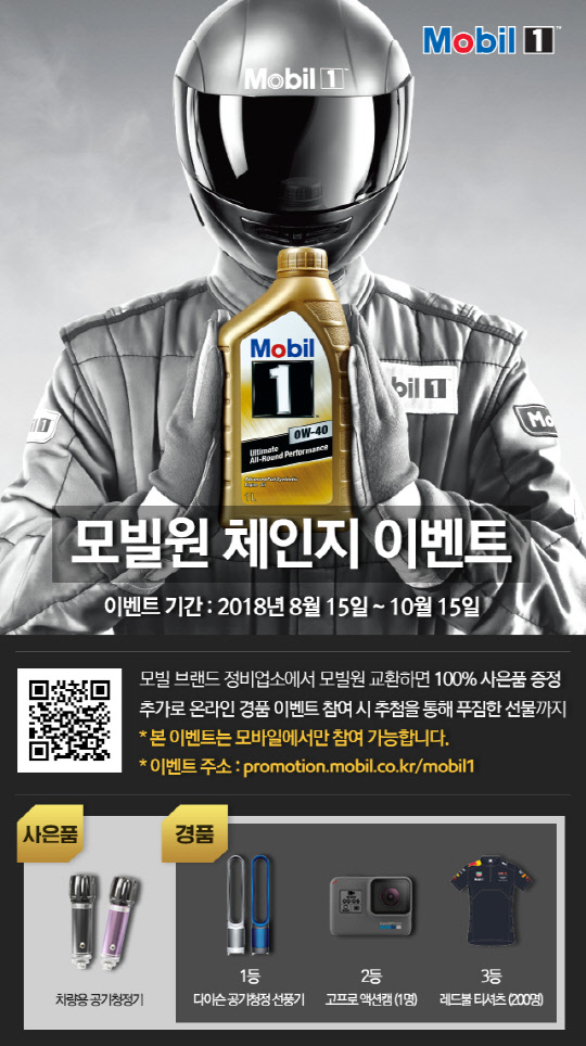 모빌원 체인지 행사 포스터. <모빌코리아윤활유 제공>